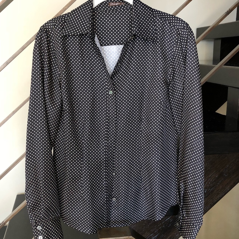 J McLaughlin Silk button down